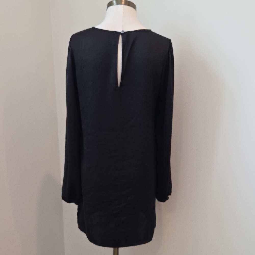 Aritzia Wilfred Elegant Black Long Sleeve Dress - Picture 3 of 6